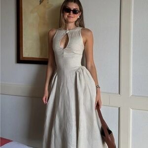 Dianara Linen Sara Dress